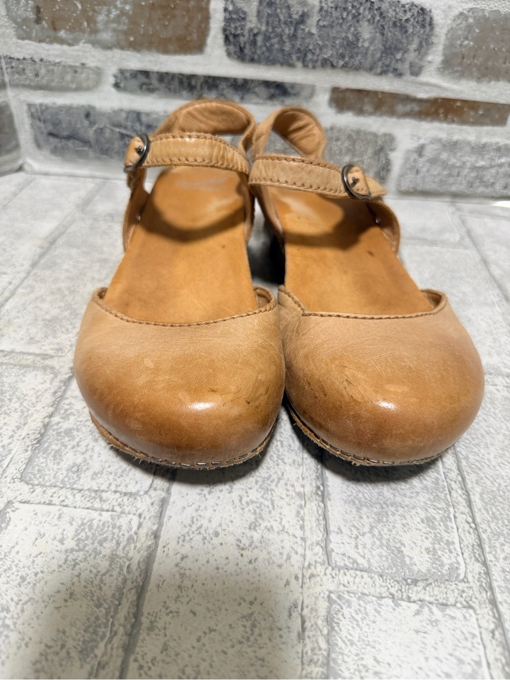 Dansko Tiffani Milled Burnished Mules with Buckle size 40 9-9.5 - Picture 4 of 13